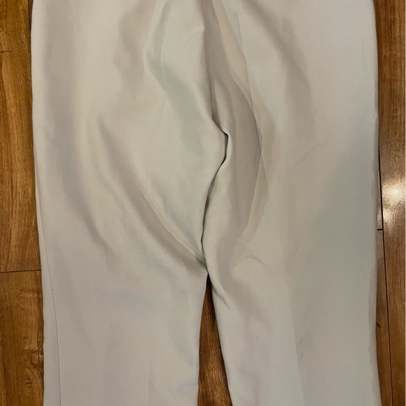 ZARA Women’s Glen Light Gray Flare Leg Slacks Side Zip Size Medium NWT - Picture 11 of 11